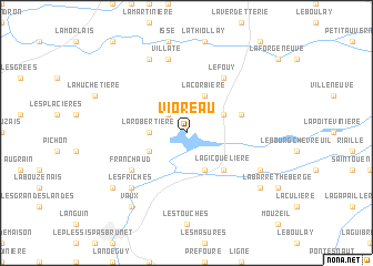 map of Vioreau