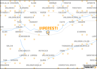 map of Vipereşti