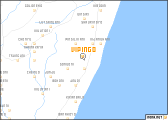 map of Vipingo