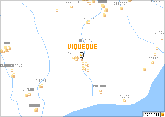 map of Viqueque