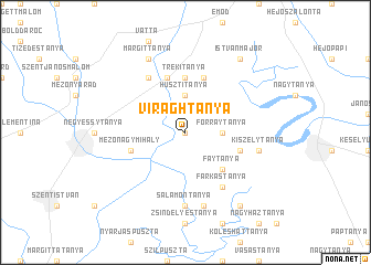 map of Virághtanya