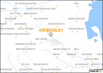 map of Virágvölgy