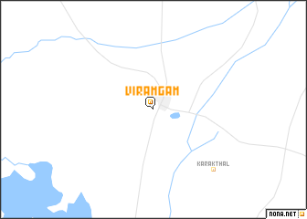 map of Viramgām