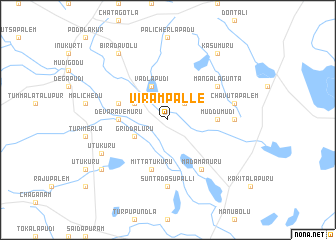 map of Vīrampalle