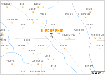 map of Viranşehir