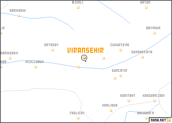 map of Viranşehir