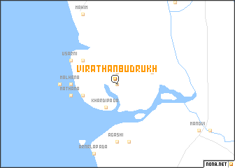 map of Virathān Budrukh