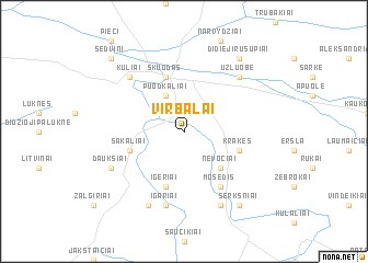 map of Virbalai