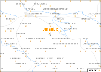 map of Vireaux
