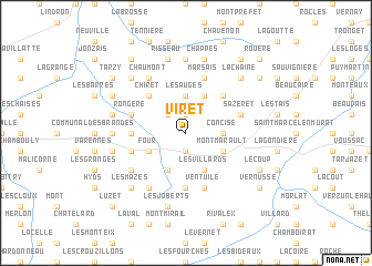 map of Viret