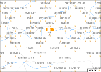 map of Viré