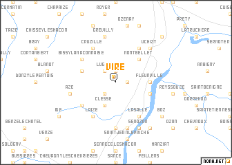 map of Viré