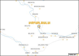 map of Vîrfu Plaiului