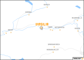 map of Virgilia