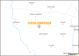 map of Virgílio Arruda