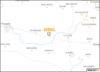 map of Virgil
