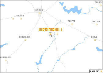 map of Virginia Hill
