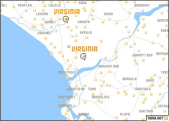 map of Virginia