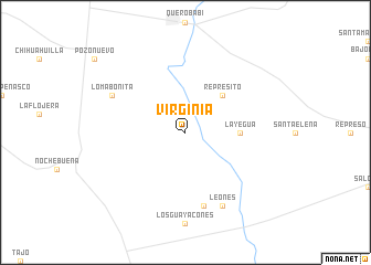 map of Virginia