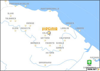 map of Virginia