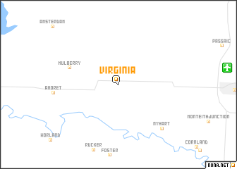 map of Virginia