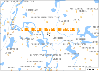 map of Virginio Chan Segunda Sección