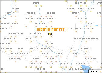 map of Virieu-le-Petit