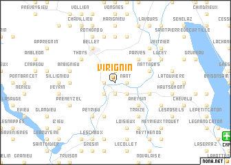 map of Virignin