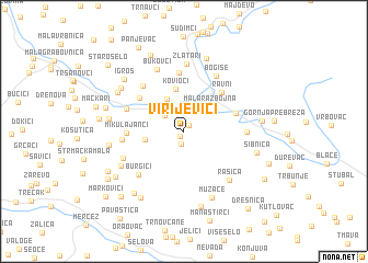 map of Virijevići
