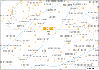 map of Virkān