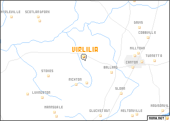 map of Virlilia