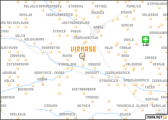 map of Virmaše