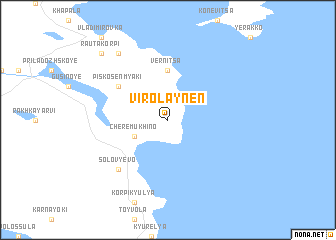map of Virolaynen