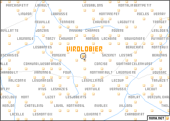 map of Virolobier