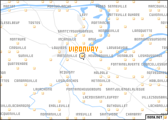 map of Vironvay