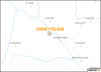 map of Virrey Toledo