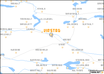 map of Virstad