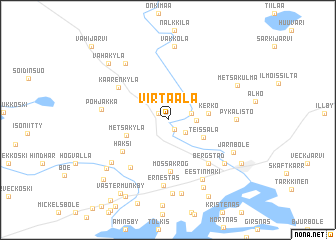 map of Virtaala