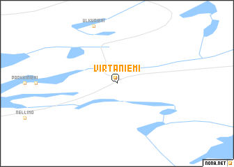 map of Virtaniemi