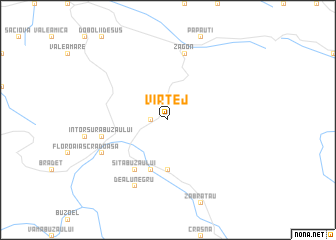 map of Vîrtej