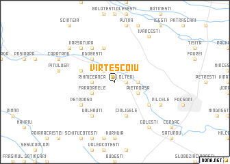 map of Vîrteşcoiu