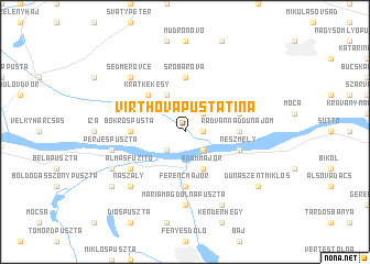map of Virthova Pustatina