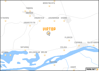 map of Vîrtop