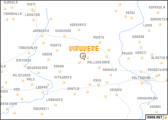 map of Viruvere