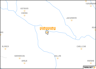 map of Viru Viru