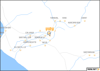 map of Virú