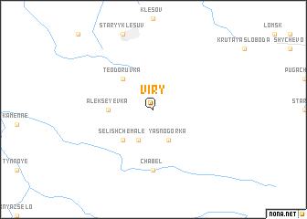 map of Viry