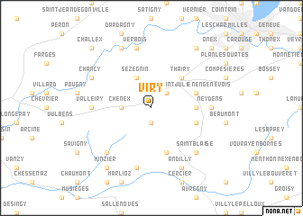 map of Viry