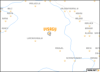 map of Vişagu