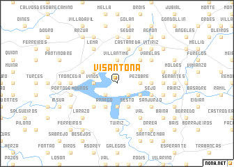 map of Visantoña